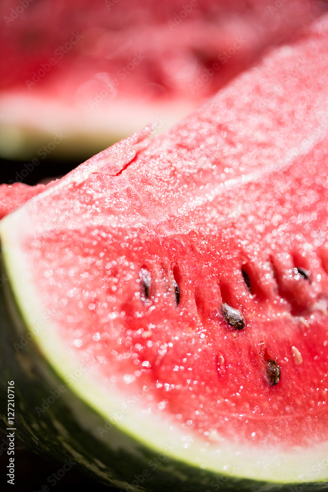 Close-up of ripe watermelon