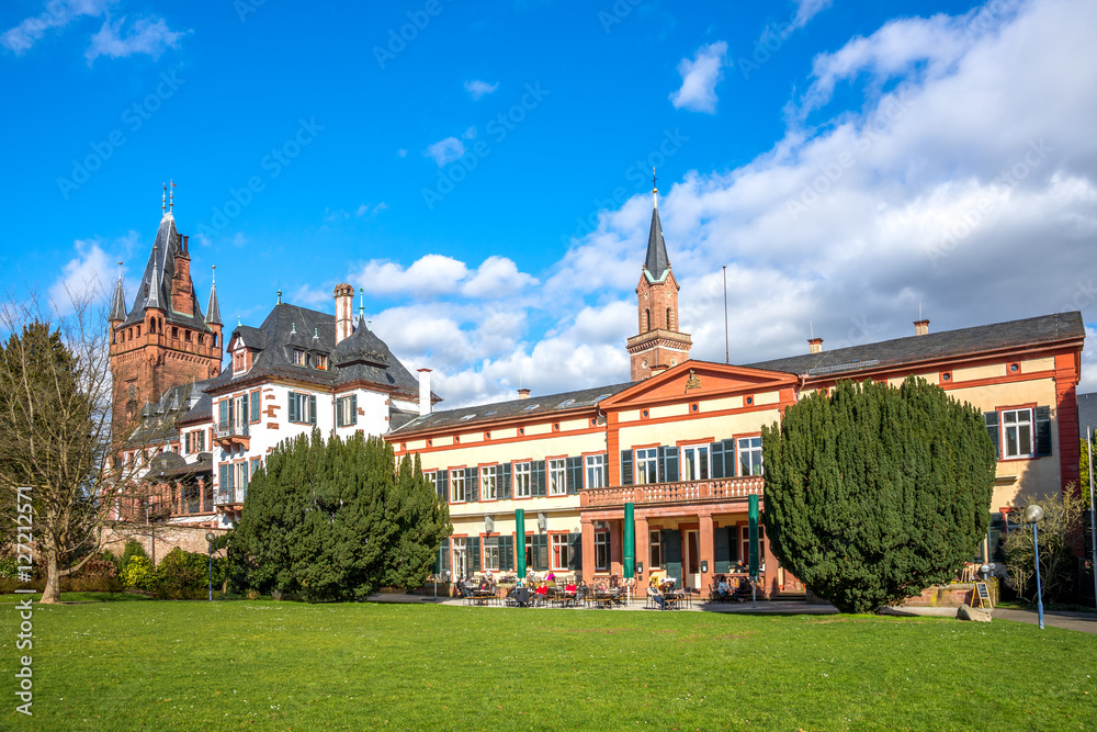 Fototapeta premium Weinheim, Rathaus, Schloss, 