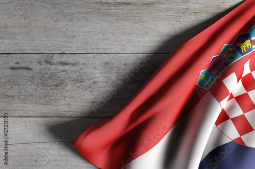 Fotografie Republic of Croatia flag