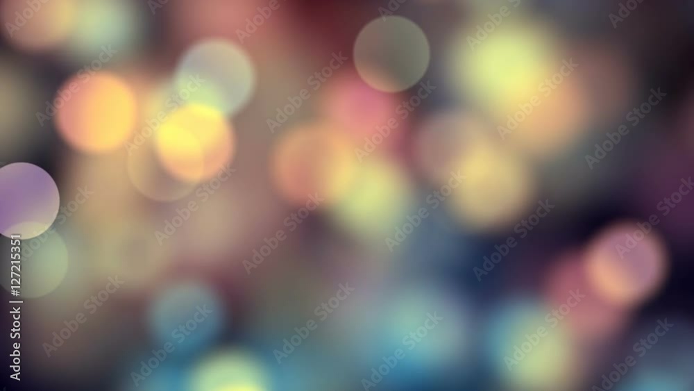 Abstract Loopable Background with nice multicolor bokeh