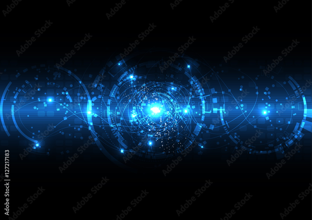 Fototapeta premium vector abstract background technology illustration communication 