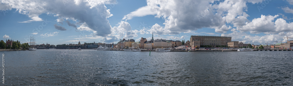 Blick auf die Gamla Stan Stockholm