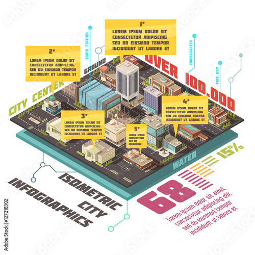 Government Buildings Infographic Set 