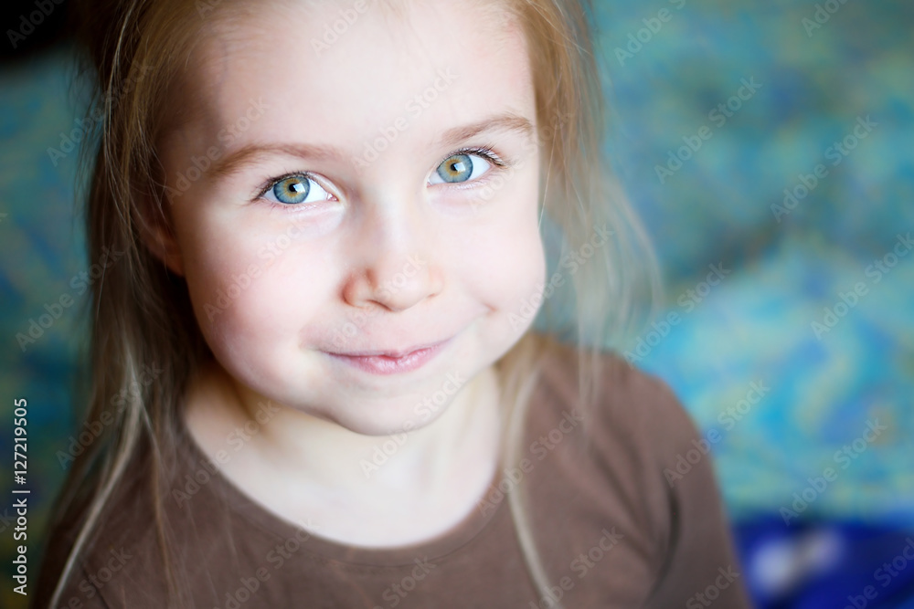Portrait of a beautiful smiling girl Portrait of a beautiful smiling girl