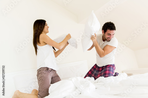 Couple in bed