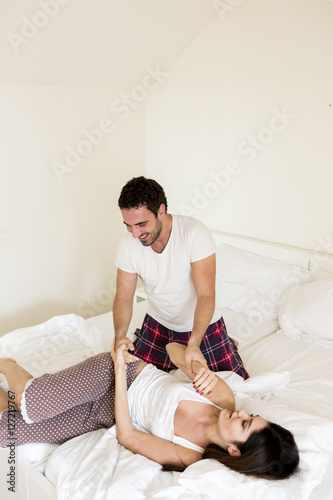 Couple in bed