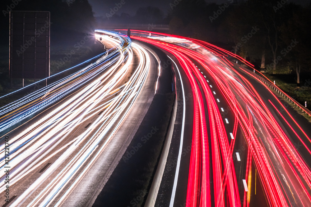 Motorwaylong time exposure Motorwaylong time exposure