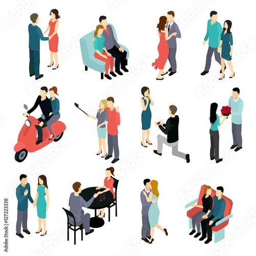 Loving Couples Isometric Set