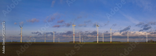 Panorama eines Windparks