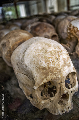 Skulls at a Mass Grave © Walkerlee
