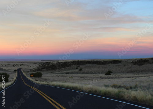 Sunset road © Karoline