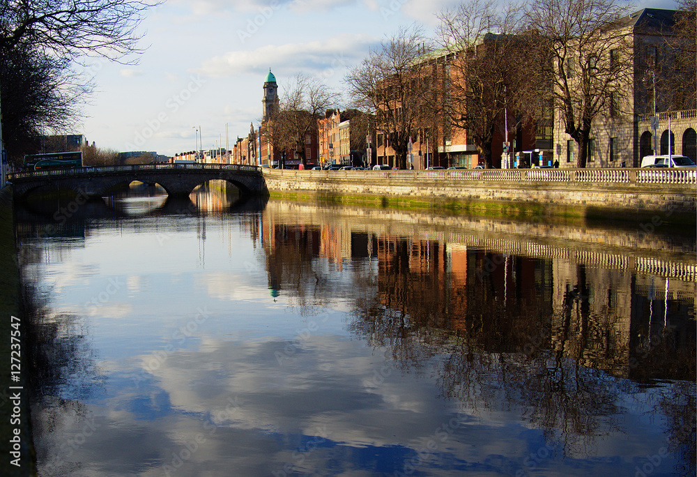 Fototapeta premium Dublin waterways