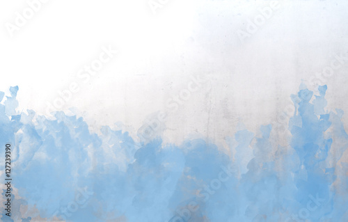Blue watercolor abstract background texture © Nickolay Khoroshkov