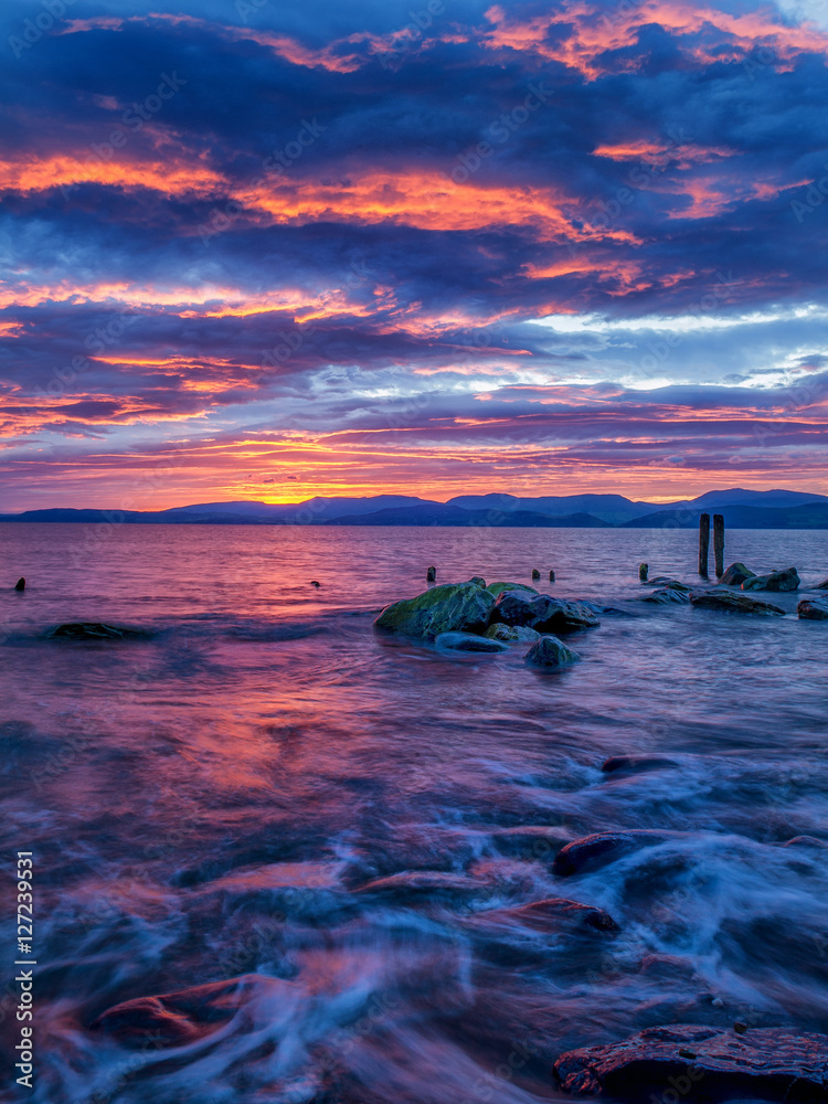Obraz premium Sunset Rossbeigh Beach