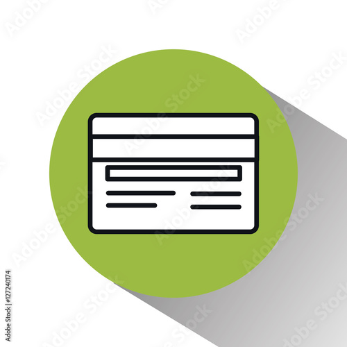 credit card isolated icon vector illustration design