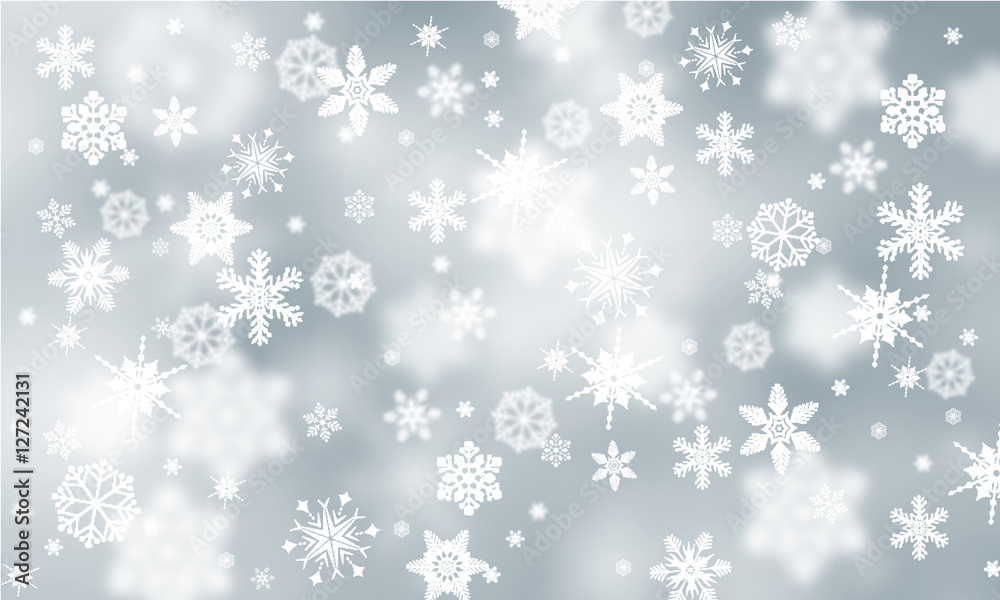 Beautiful abstract snowflakes Christmas background Beautiful abstract snowflakes Christmas background