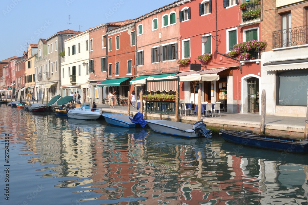 Colourful Venice canal