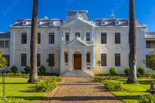 Republic of South Africa. Stellenbosch. Facade of the Theological Seminary building photo