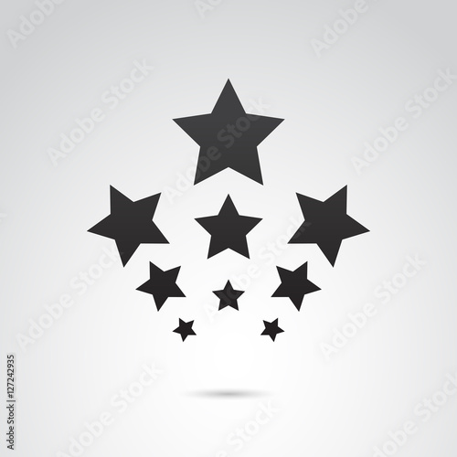 Star vector icon.