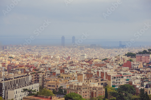 View of Barcelona city