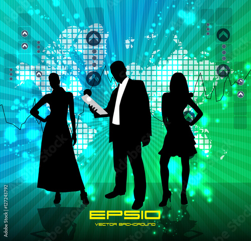 Manager. Vector illuatsration.