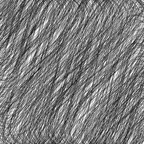 Black  Strokes Isolated on White Background. Black  Careless Sketch.