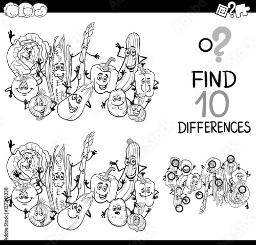 difference game coloring page