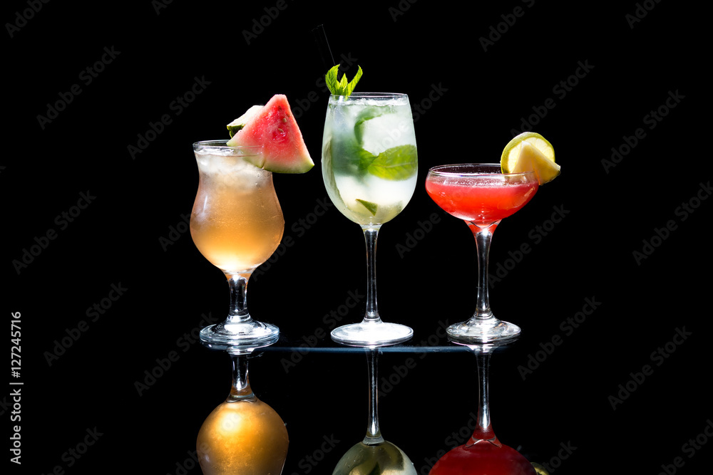 Cocktails drinks alcoholic mix