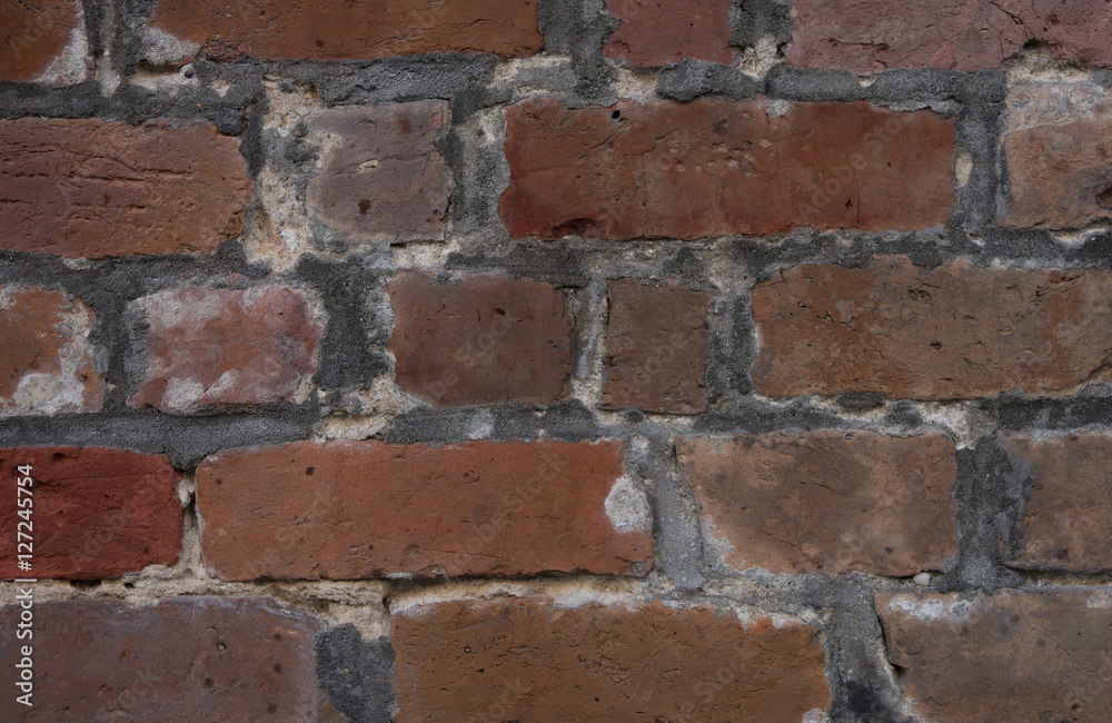 Fototapeta premium Old brick wall for background