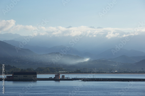 View of the Island of Corsica