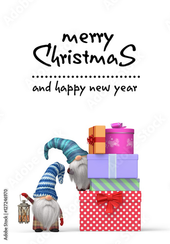 Santa Claus wish us a very Merry Christmas