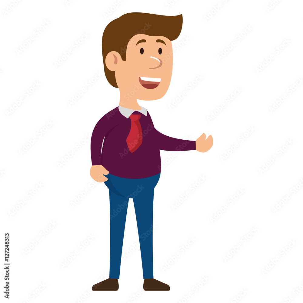 man character isolated icon vector illustration design