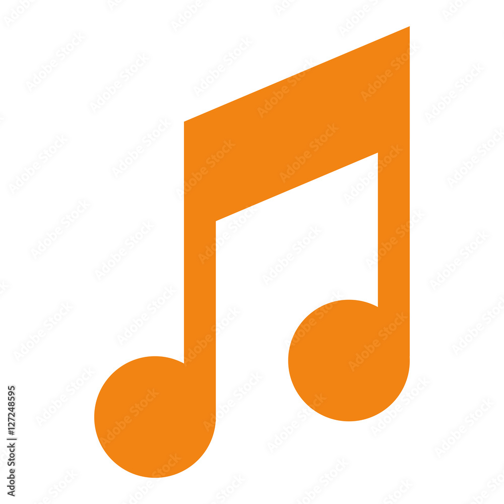 music note isolated icon vector illustration design music note isolated icon vector illustration design