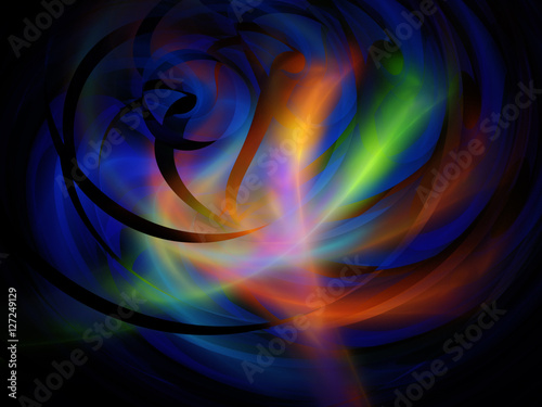 Abstract fractal background