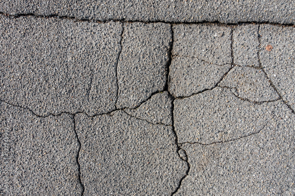 Obraz premium Strassenschäden