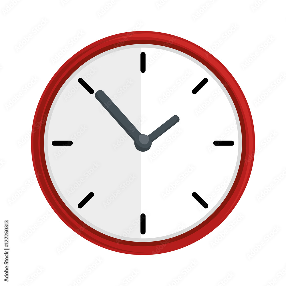 time clock isolated icon vector illustration design time clock isolated icon vector illustration design
