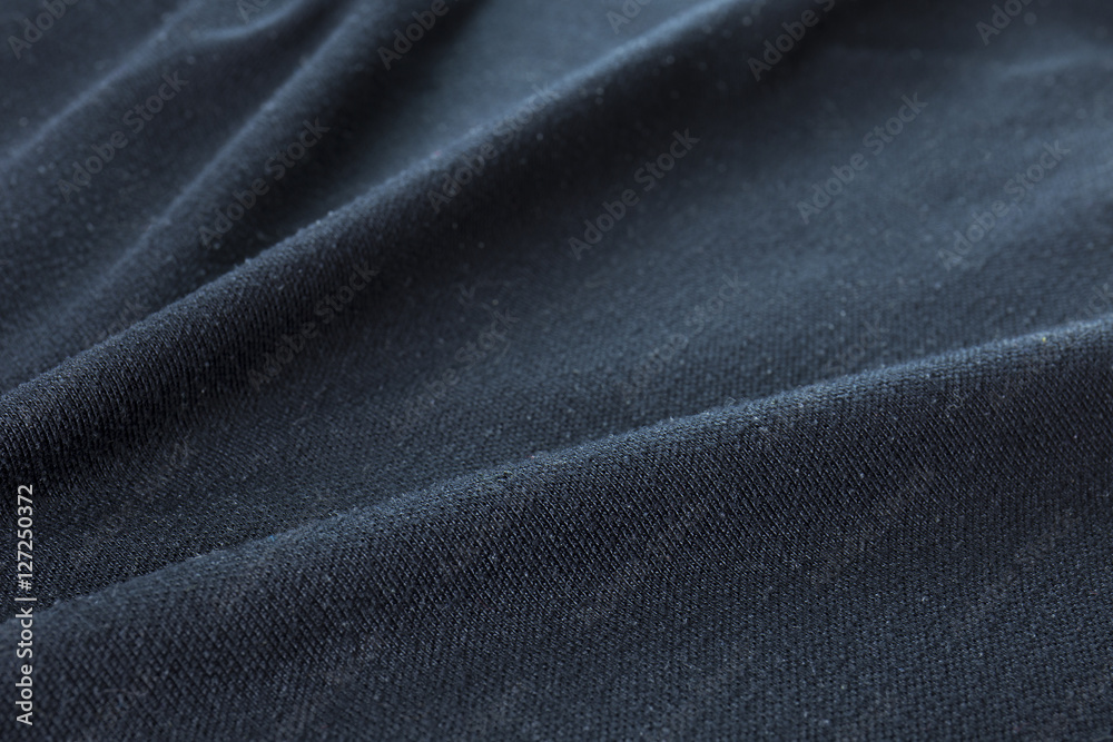 Fototapeta premium Black Fabric Cloth Texture