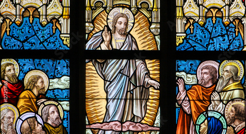 Fotografie Stained Glass - Ascension of Jesus