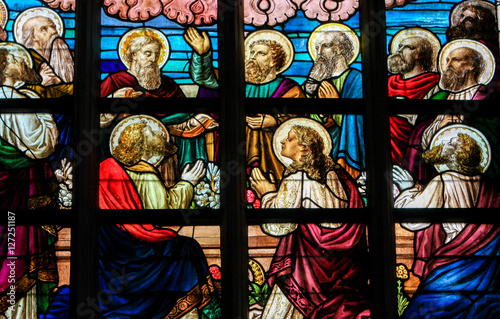 Bilde på lerret Stained Glass - The Twelve Apostles
