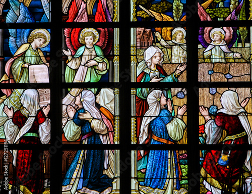 Stained Glass - Angels and Women