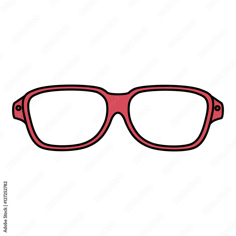 glasses fashion isolated icon vector illustration design