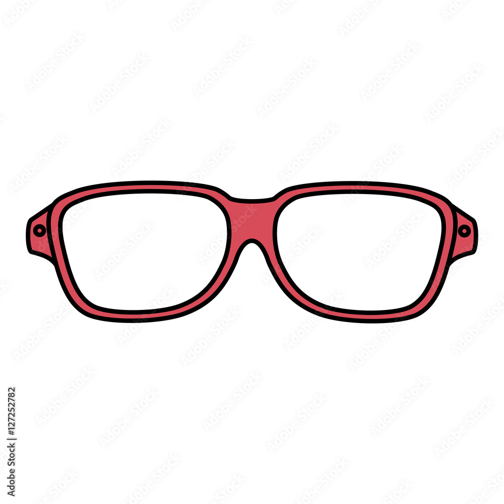 Fototapeta premium glasses fashion isolated icon vector illustration design