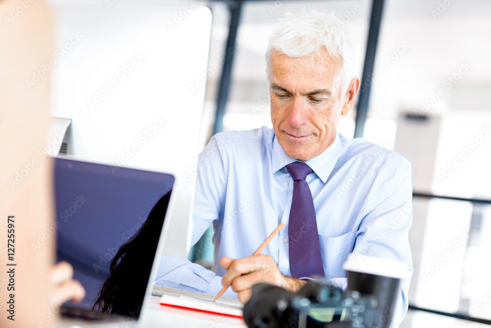 Businessman at the office Businessman at the office