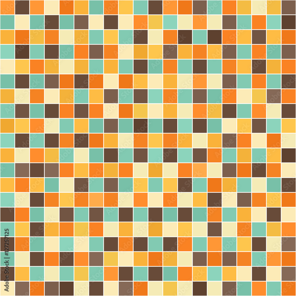 Square retro pattern. Seamless vector Square retro pattern. Seamless vector