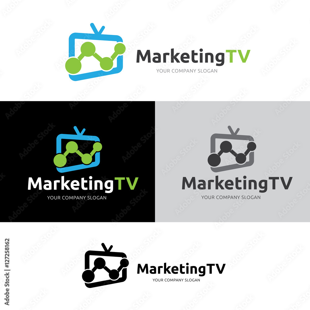 Fototapeta premium Marketing Logo template.