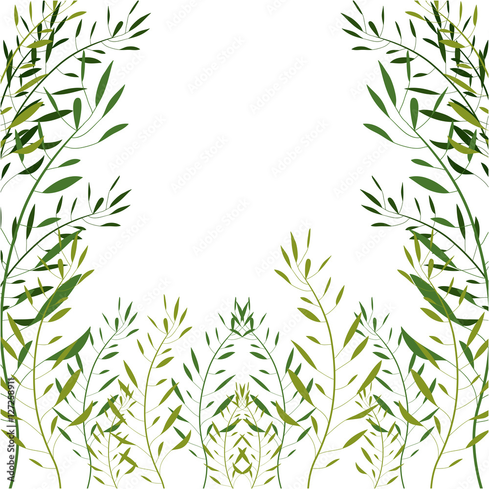 Tropical leaves icon. Nature plant  botany summer and natural theme. Vector illustration