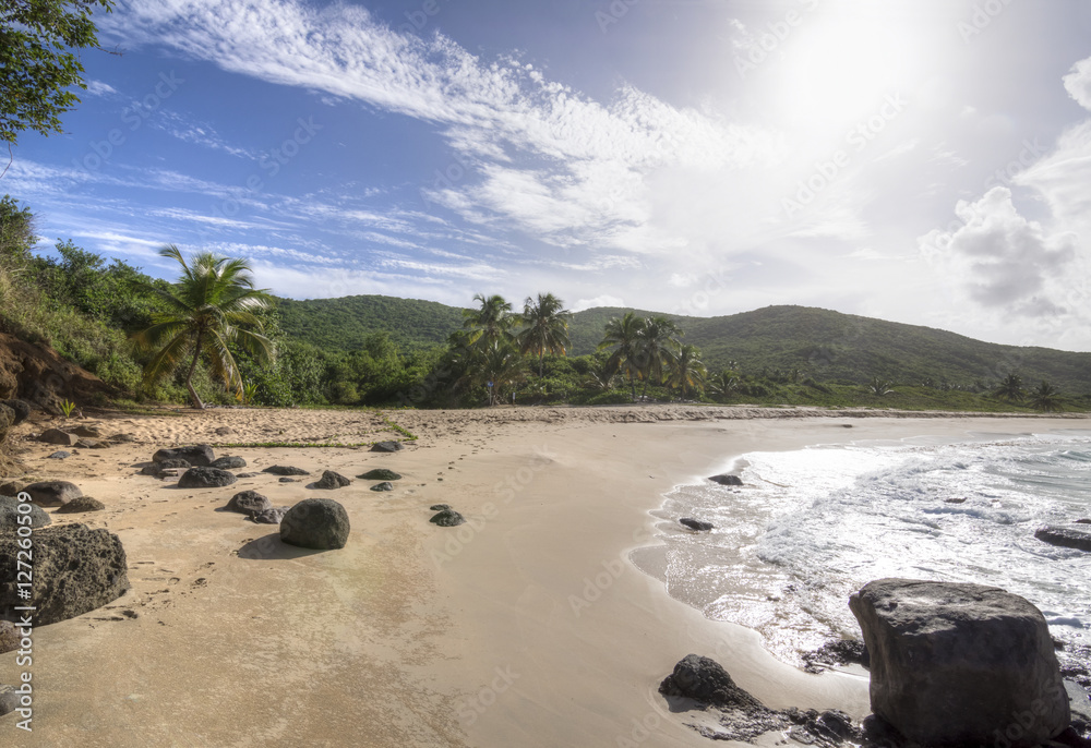 Playa Brava beach on Isla Culebra