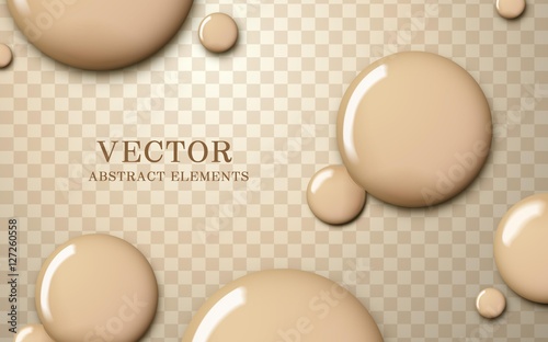 Attractive foundation texture