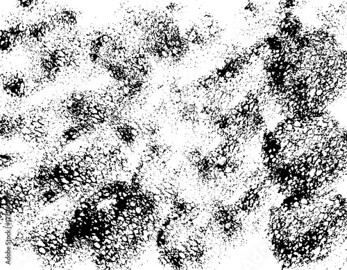 Abstract black sponge stains texture. Design for your brushes and grunge effects.