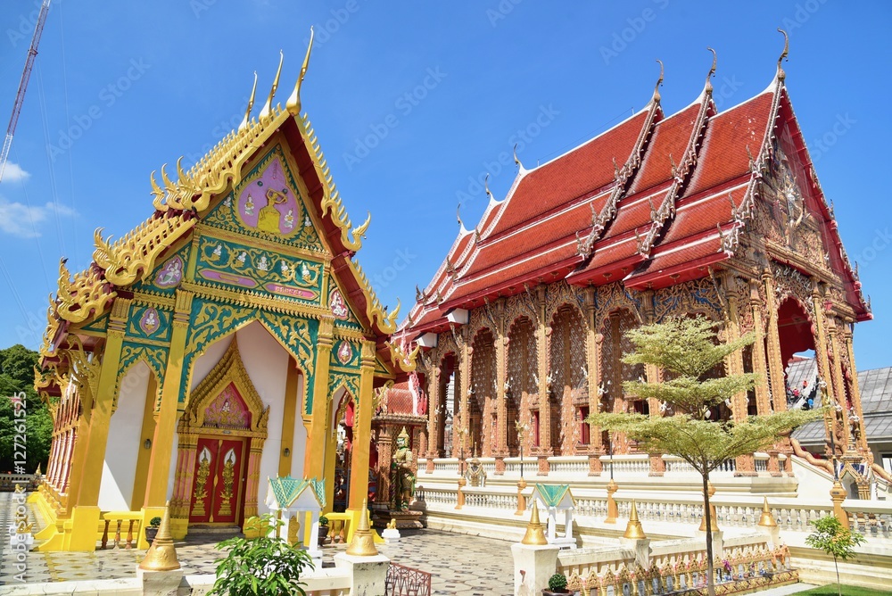 Wat Pailom One Of The Most Famous Landmarks In Nakhon Pathom Province Thailand Stock Photo Adobe Stock